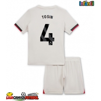 Camisa de Futebol Chelsea Tosin Adarabioyo #4 Equipamento Secundário Infantil 2025-26 Manga Curta (+ Calças curtas)